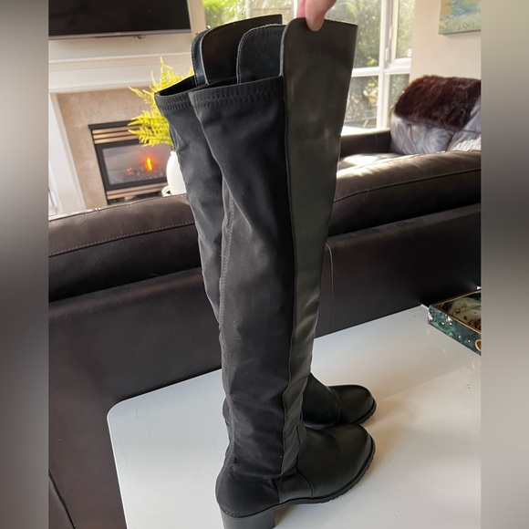 Stuart Weitzman 50/50 Leather Over the knee boots - Picture 6 of 11